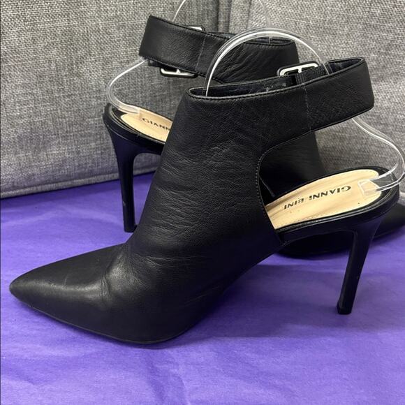 Gianni Bini Black Buckle Detail Sandals Size 10 M - Picture 8 of 12